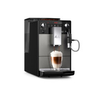 Produktbild för Melitta Series 600 Avanza - automatisk kaffekokare med mjölkskummare - 15 bar - mystisk titan