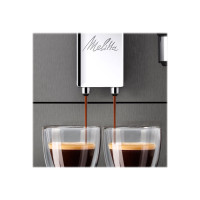 Produktbild för Melitta Series 600 Avanza - automatisk kaffekokare med mjölkskummare - 15 bar - mystisk titan