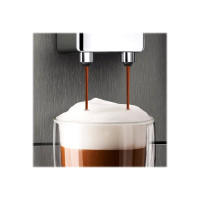 Produktbild för Melitta Series 600 Avanza - automatisk kaffekokare med mjölkskummare - 15 bar - mystisk titan