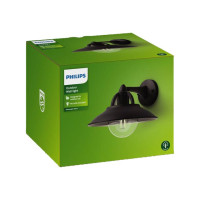 Produktbild för Philips myGarden Cormorant - vägglampa - E27 - svart