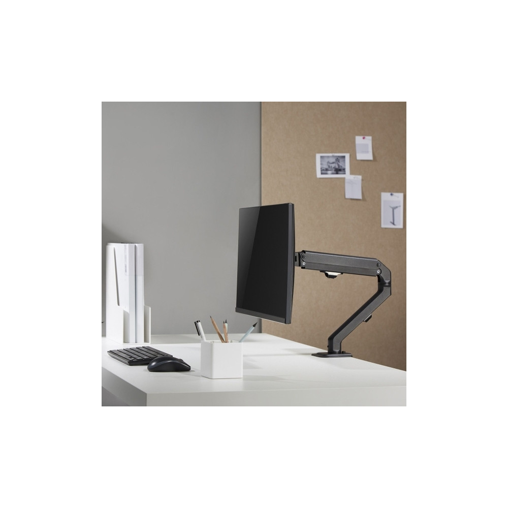 Produktbild för Maclean universellt skärmfäste med fjäderarm 17"–35" upp til...