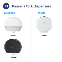 Produktbild för Tork Jumbo T1 - toalettpapper - 2500 ark - rulle - 500 m - vit