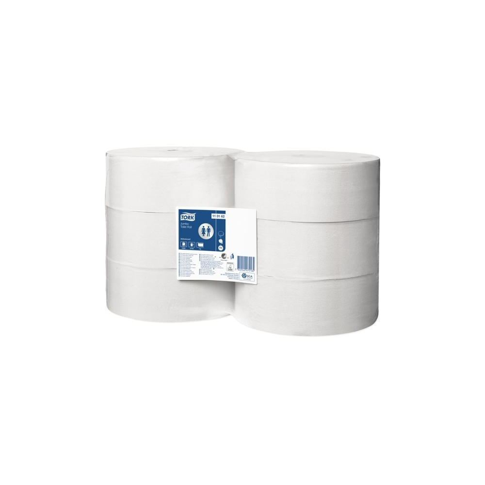 Produktbild för Tork Jumbo T1 - toalettpapper - 2500 ark - rulle - 500 m - vit