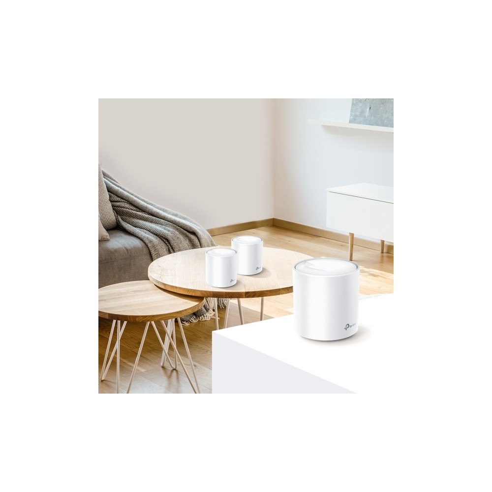 Produktbild för TP-Link Deco X60 V2 - trådlös router - Wi-Fi 6 - skrivbordsmodell