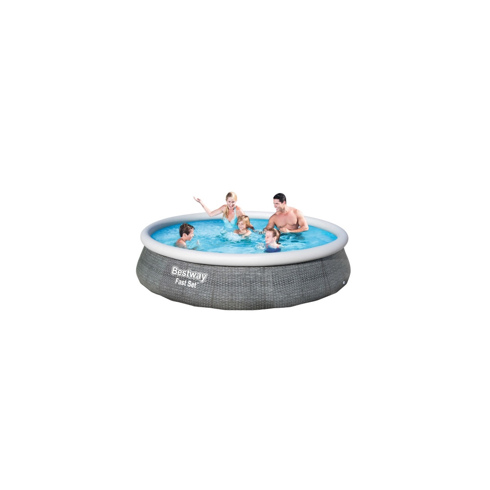 Produktbild för Bestway Fast Set 57376, 7340 l, Uppblåsbar pool, Vuxen och b...