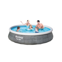 Produktbild för Bestway Fast Set 57376, 7340 l, Uppblåsbar pool, Vuxen och b...