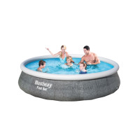 Produktbild för Bestway Fast Set 57376, 7340 l, Uppblåsbar pool, Vuxen och b...