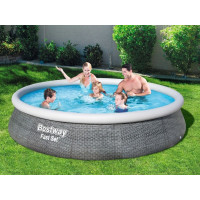 Produktbild för Bestway Fast Set 57376, 7340 l, Uppblåsbar pool, Vuxen och b...