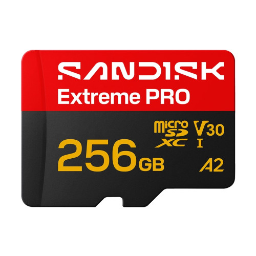 SANDISK SanDisk Extreme PRO - flash-minneskort - 256 GB - mikroSDXC UHS-I