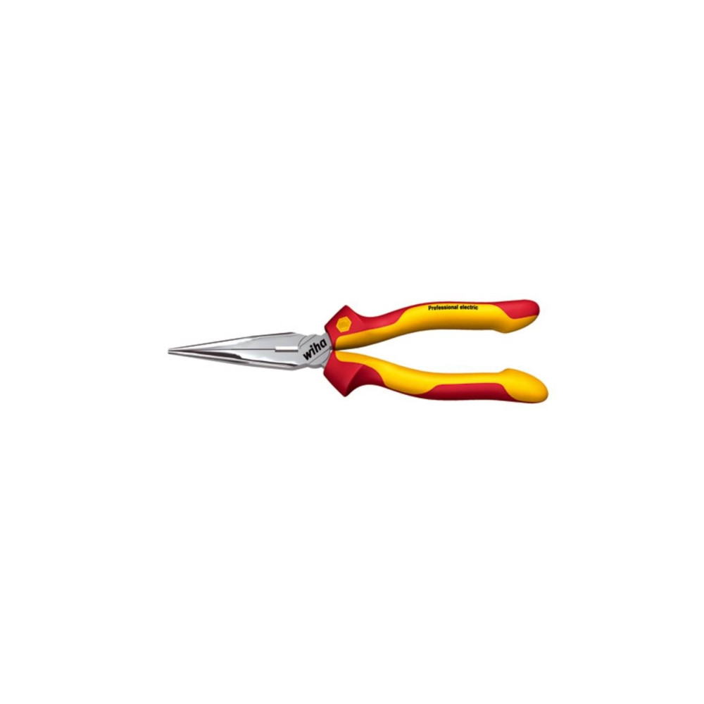 Produktbild för Wiha 26720, Nåltänger, Stål, Röd, Gul, 160 mm, 16,5 cm (6.5"...