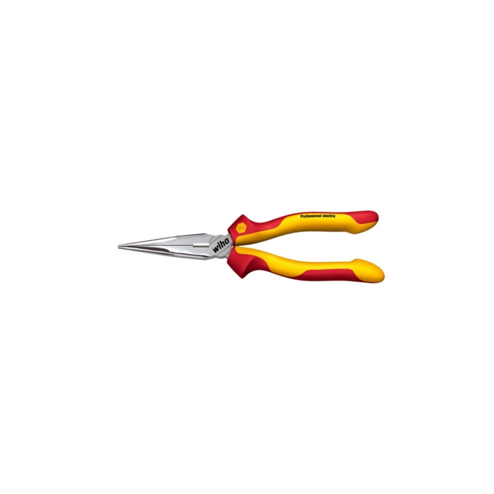 Produktbild för Wiha 26720, Nåltänger, Stål, Röd, Gul, 160 mm, 16,5 cm (6.5"...