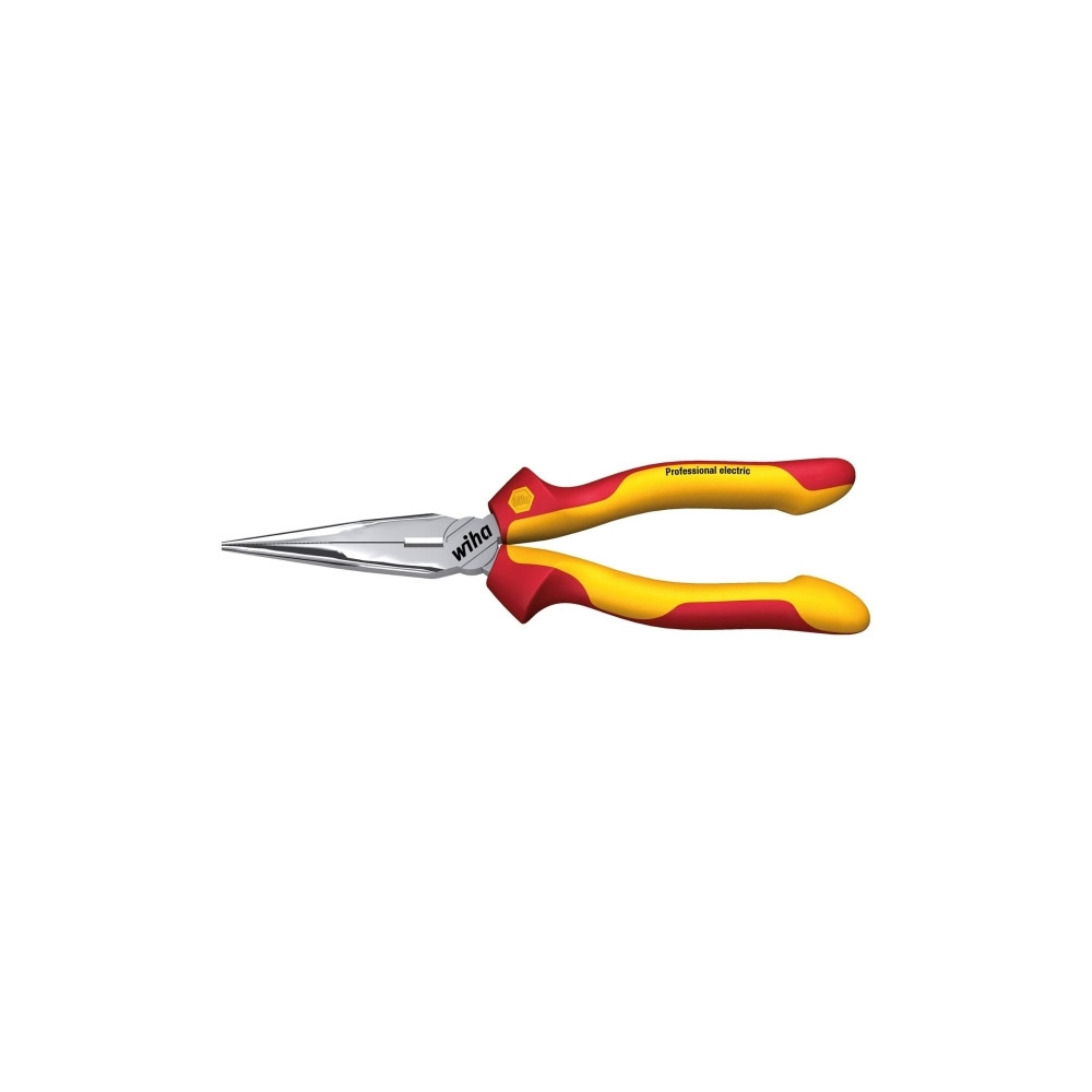 Produktbild för Wiha 26720, Nåltänger, Stål, Röd, Gul, 160 mm, 16,5 cm (6.5"...