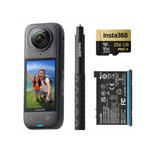 Insta360 Insta360 X4 Adventure Bundle, 8K Ultra HD, CMOS, 72 MP, 120...