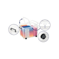 Produktbild för Förvaringsbox, CEP® Strata, 75 L, HxBxL: 41 x 48,5 x 60 cm,...