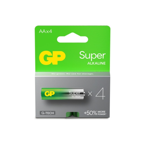 Gold Peak Industries GP Batterier Super Alkaline 151429, Engångsbatteri, AA, Alka...