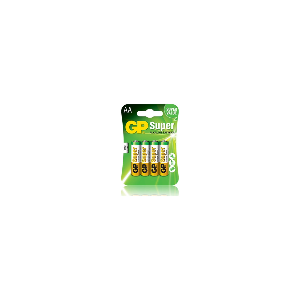Produktbild för GP Batterier Super Alkaline 151429, Engångsbatteri, AA, Alka...