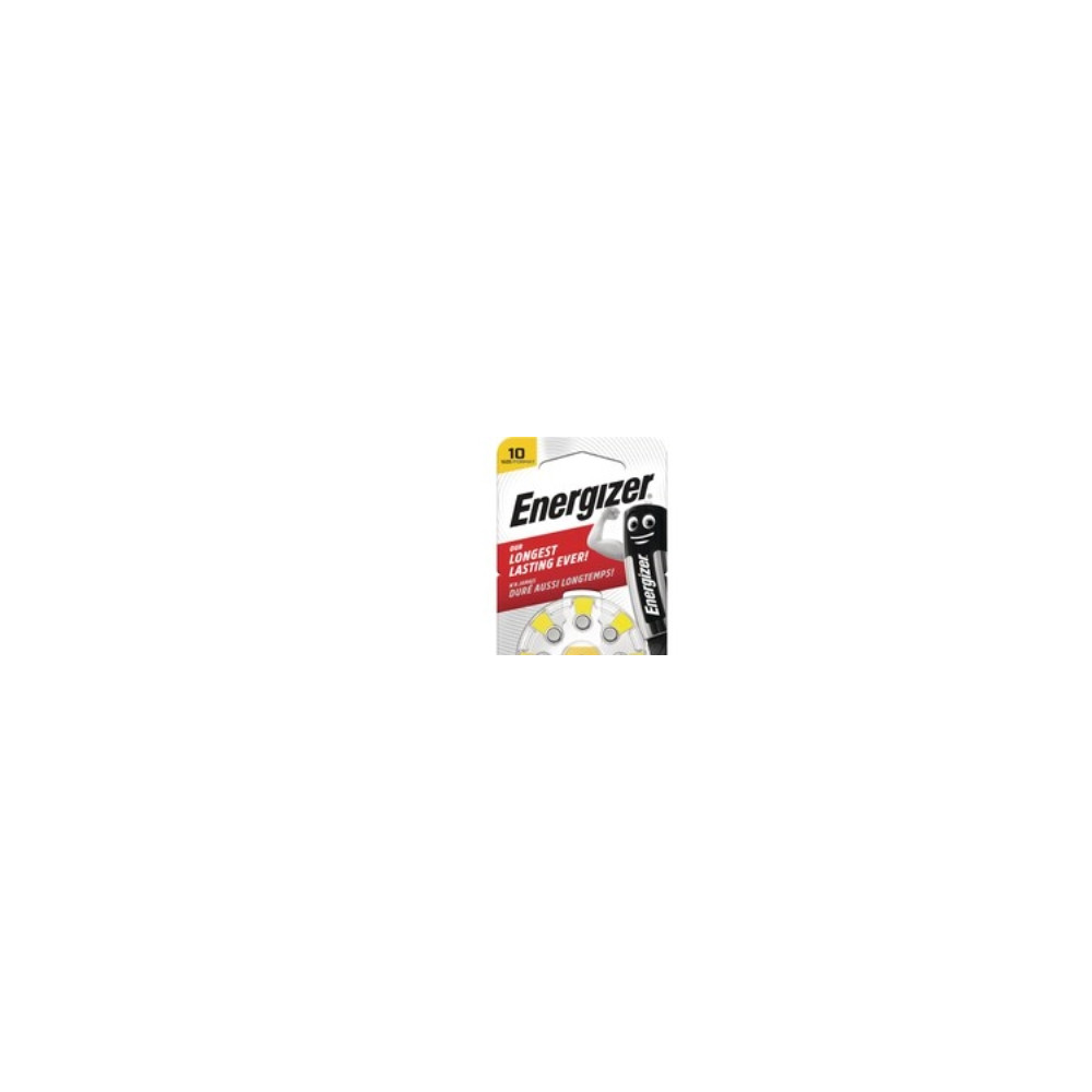 Produktbild för Hörapparatbatterier Energizer® 10/PR70 zink-luft 1,4 V gul f...