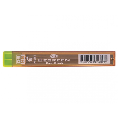 Pilot Pen Blyertsstift, PILOT PPL Begreen, 0,5 mm, HB, 12 st/förpackni...