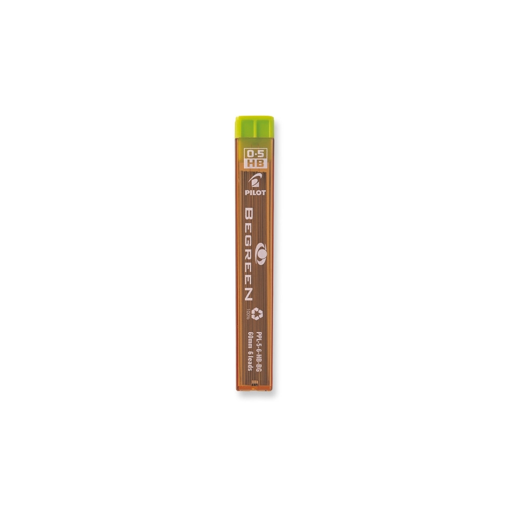 Produktbild för Blyertsstift, PILOT PPL Begreen, 0,5 mm, HB, 12 st/förpackni...