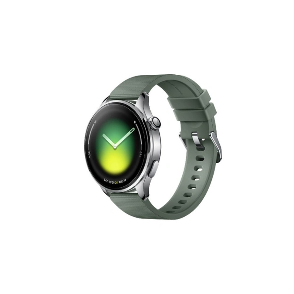 Produktbild för Xiaomi Watch 5 - 316L rostfritt stål - smart klocka med rem - 32 GB - juniper green