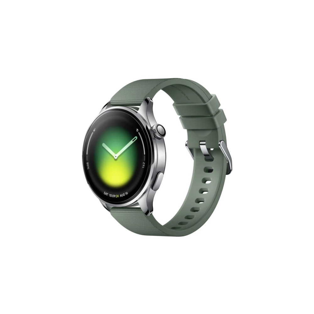 Produktbild för Xiaomi Watch 5 - 316L rostfritt stål - smart klocka med rem - 32 GB - juniper green