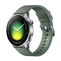 Produktbild för Xiaomi Watch 5 - 316L rostfritt stål - smart klocka med rem - 32 GB - juniper green