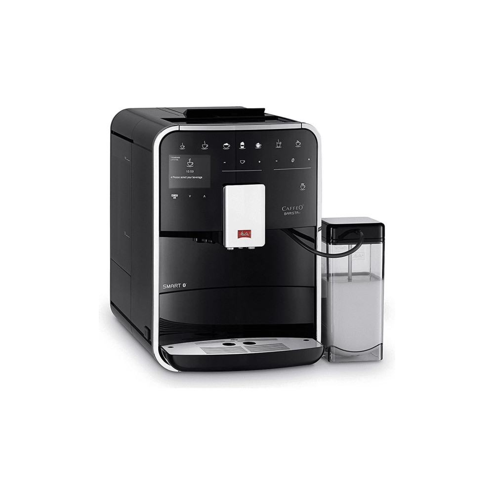 Produktbild för Melitta CAFFEO Barista T Smart F83/0-102 - automatisk kaffekokare med mjölkskummare - 15 bar - svart