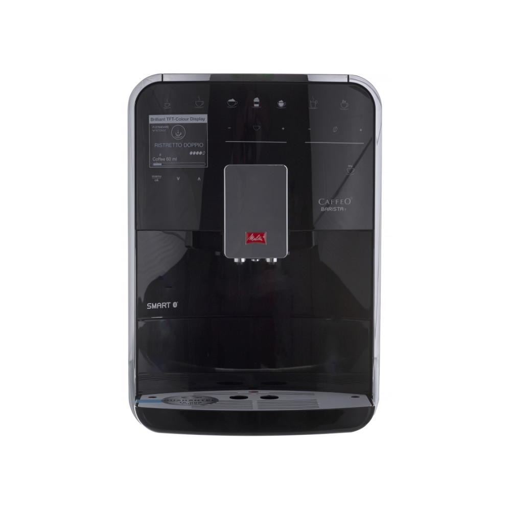 Produktbild för Melitta CAFFEO Barista T Smart F83/0-102 - automatisk kaffekokare med mjölkskummare - 15 bar - svart