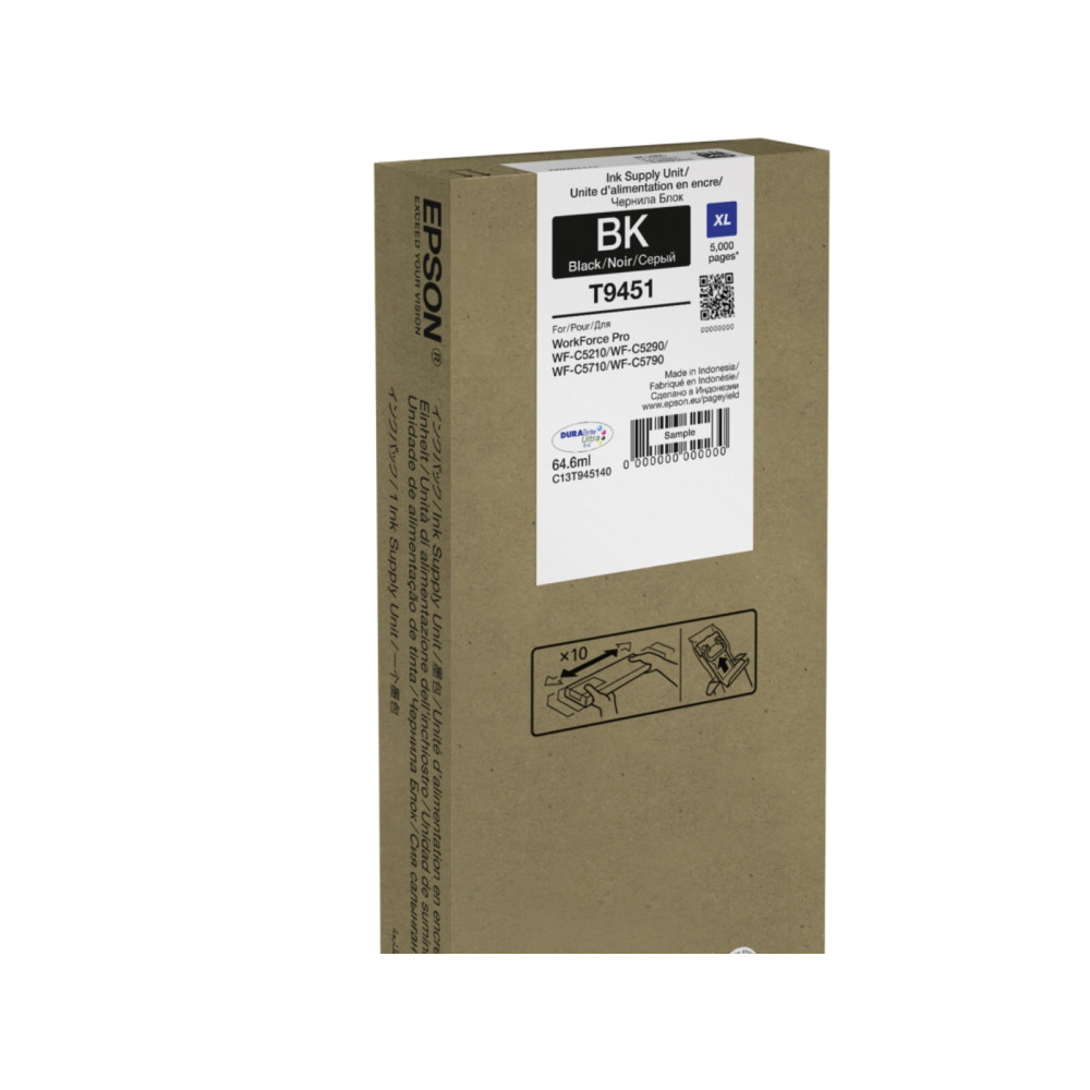 Produktbild för Epson T9451 - XL-storlek - svart - original - bläckpatron