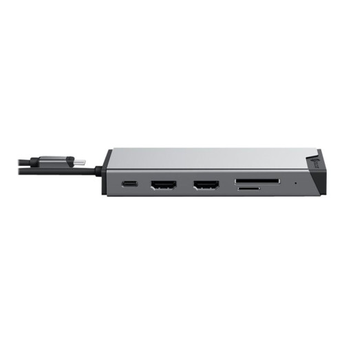 Alogic ALOGIC DV3 - mini-dockningsenhet - USB-C - 2 x HDMI, VGA - 1GbE
