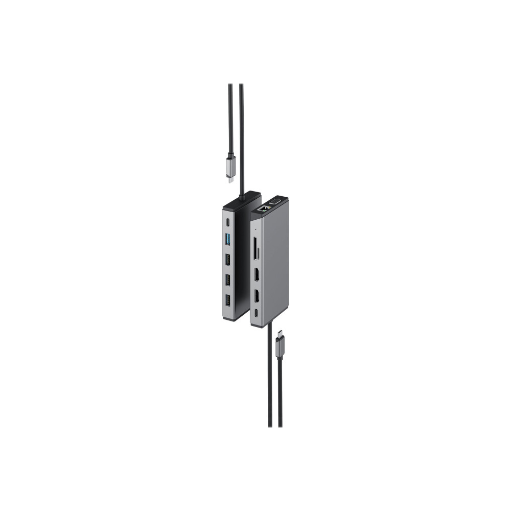 Produktbild för ALOGIC DV3 - mini-dockningsenhet - USB-C - 2 x HDMI, VGA - 1GbE