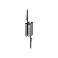 Produktbild för ALOGIC DV3 - mini-dockningsenhet - USB-C - 2 x HDMI, VGA - 1GbE