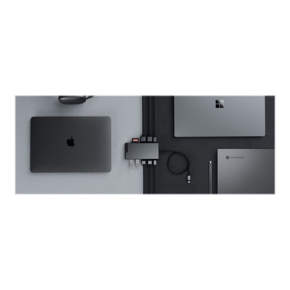 Produktbild för ALOGIC DV3 - mini-dockningsenhet - USB-C - 2 x HDMI, VGA - 1GbE