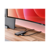 Produktbild för ALOGIC USB-C Fusion MAX 6-in-1 Hub V2 - dockningsstation - USB-C 3.1 Gen 1 - VGA, HDMI - 1GbE