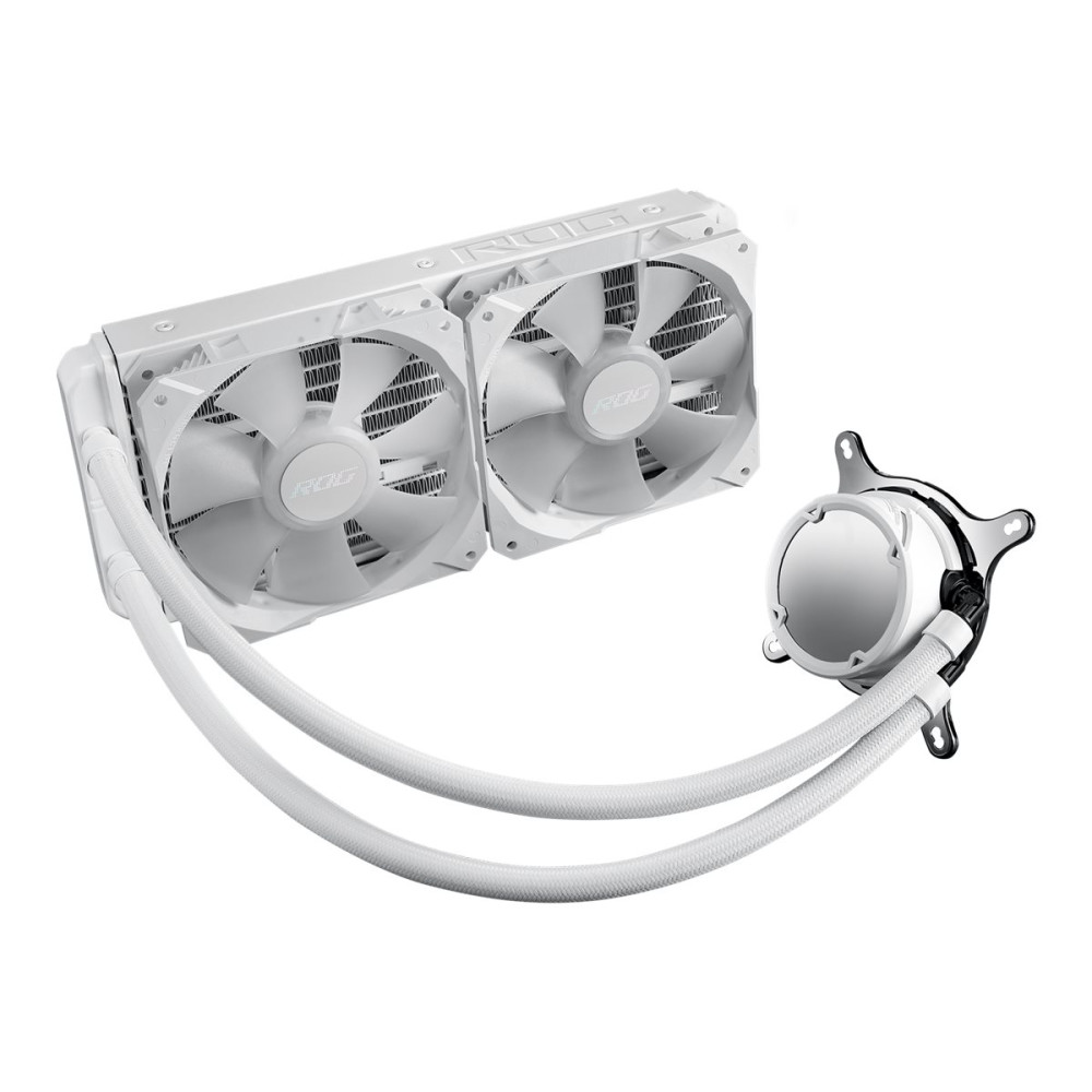 Produktbild för ASUS ROG STRIX LC II 240 ARGB - White Edition - kylsystem med vätska till processorn