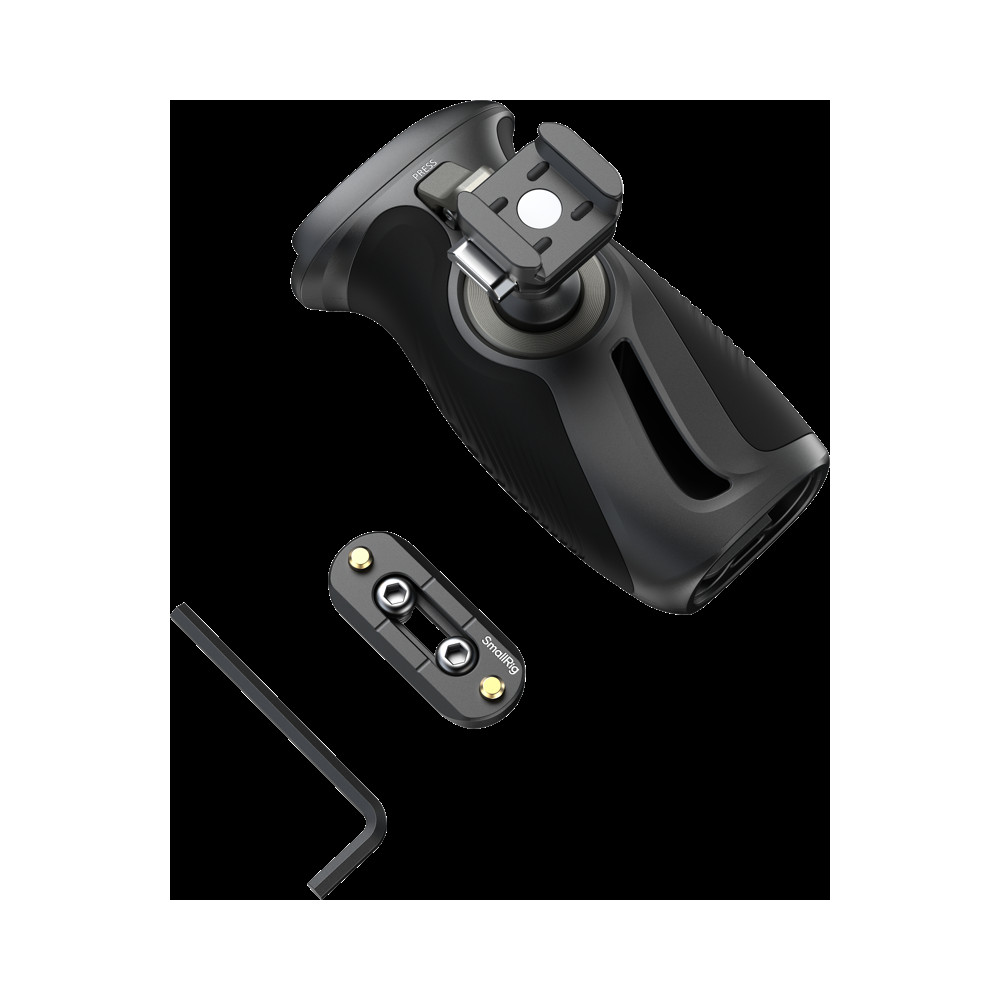 Produktbild för SmallRig 6405 Rotating Side Handle with "HawkLock" H21 Quick Release NATO Clamp