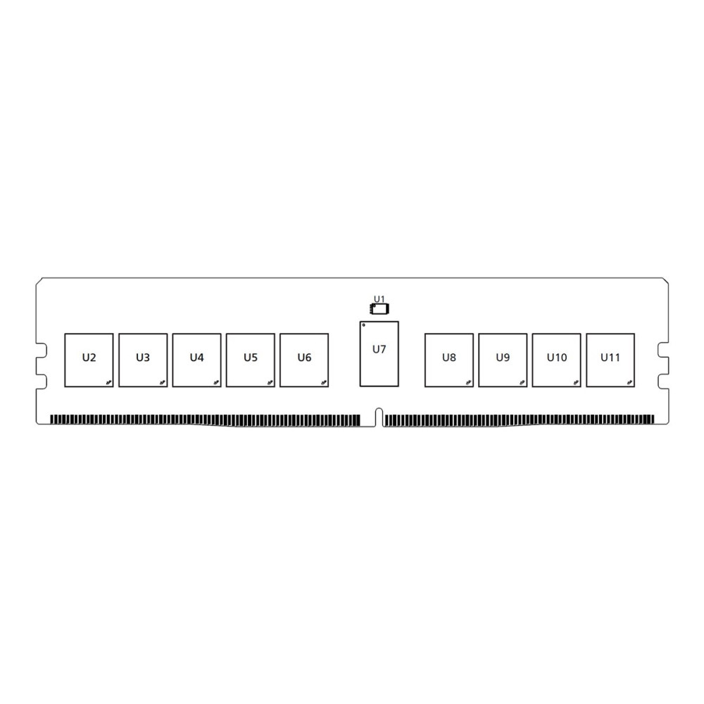 Produktbild för Micron - DDR4 - modul - 32 GB - DIMM 288-pin - 2933 MHz / PC4-23400 - registrerad