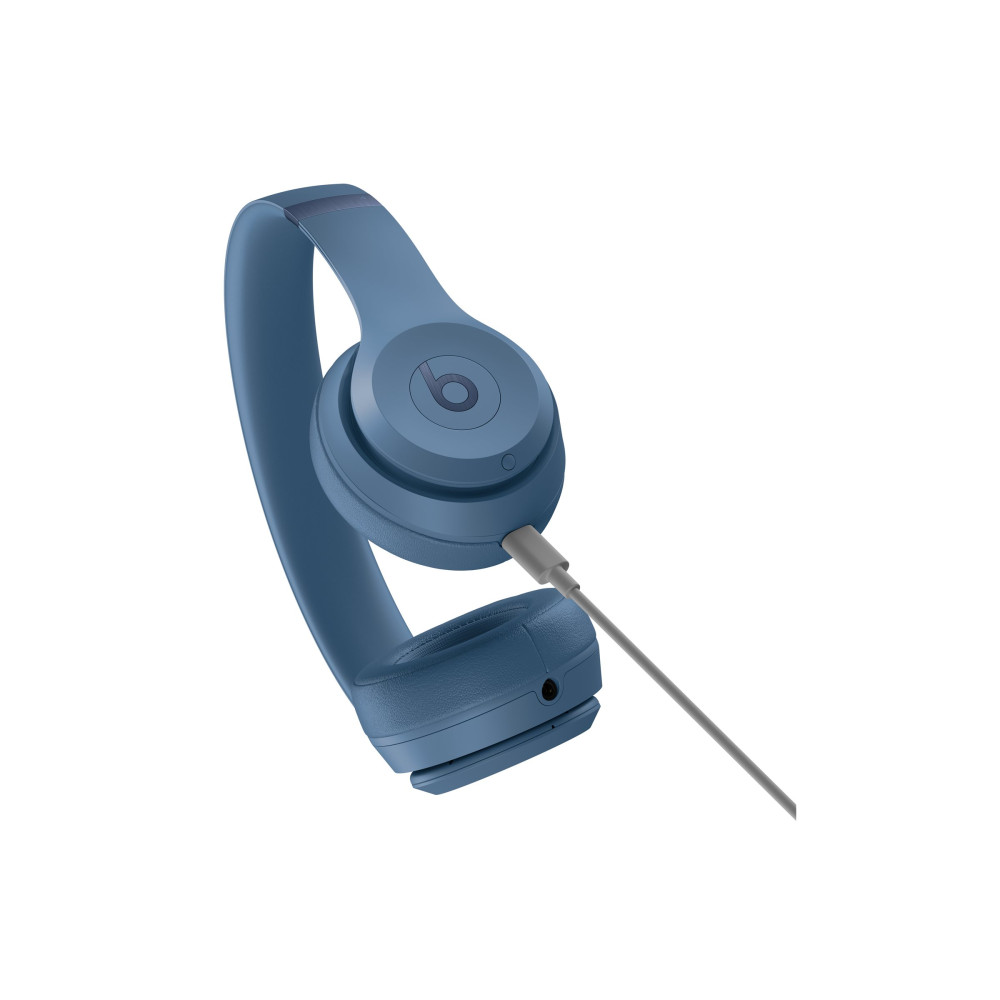Produktbild för Beats Solo 4 - hörlurar med mikrofon - 3,5 mm kontakt, USB-C