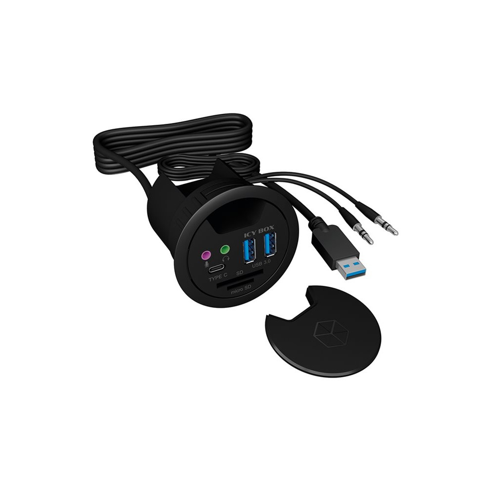 Produktbild för ICY BOX IB-HUB1404A - hubb - 3 portar