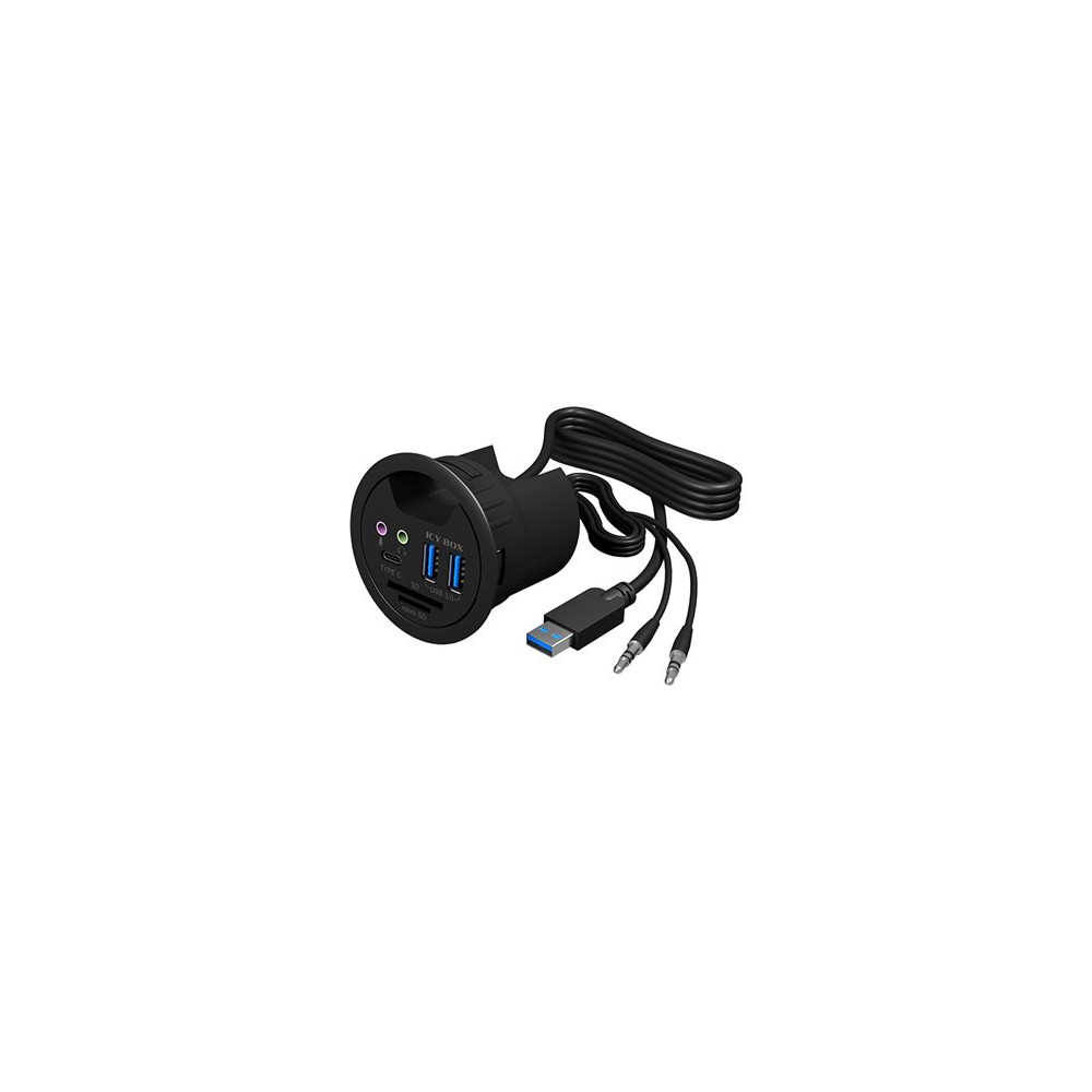 Produktbild för ICY BOX IB-HUB1404A - hubb - 3 portar