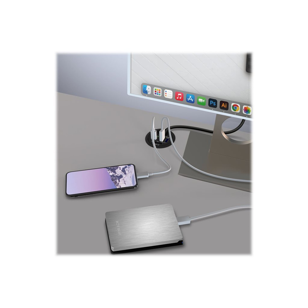 Produktbild för ICY BOX IB-HUB1404A - hubb - 3 portar