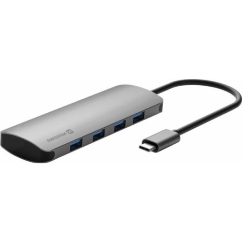 SWISSTEN Swissten 8in1 USB-C Hubs Alumīja Centrmezgls USB-C 100W / HD...