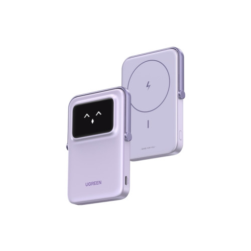 Ugreen Ugreen 5000MH MAG POWBANK PURPLE, 5000 mAh, Trådlös laddning...