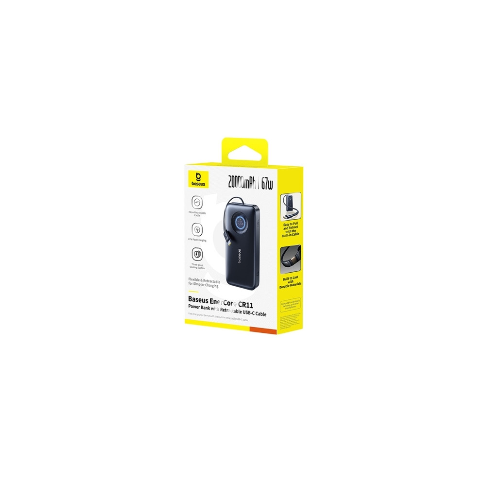 Produktbild för Baseus E0027H00, 20000 mAh, Litium Polymer (LiPo), 67 W, Blå