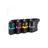 Produktbild för Brother LC123 Value Pack - 4-pack - Lång livslängd - svart, gul, cyan, magenta - original - bläckpatron