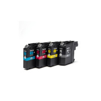 Produktbild för Brother LC123 Value Pack - 4-pack - Lång livslängd - svart, gul, cyan, magenta - original - bläckpatron