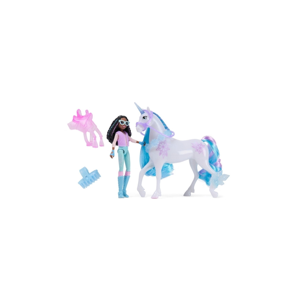 Produktbild för Unicorn Academy Docka & Enhörning V2