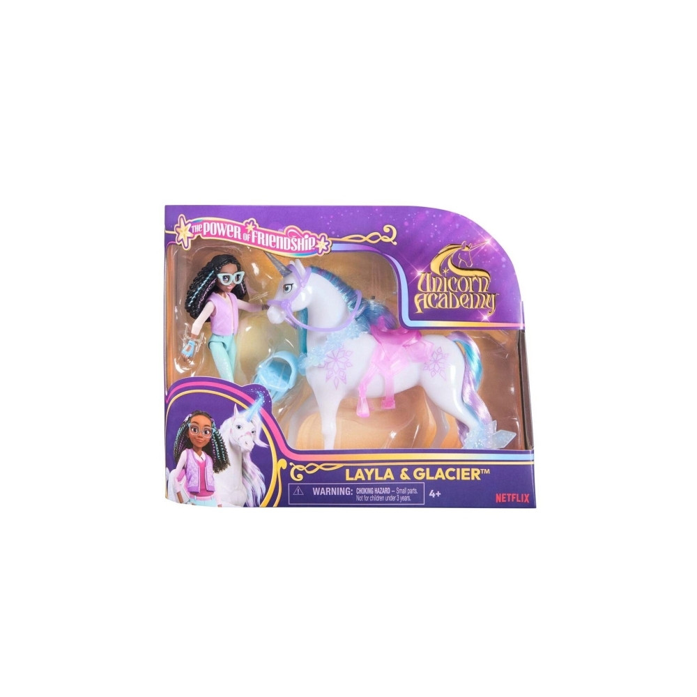 Produktbild för Unicorn Academy Docka & Enhörning V2