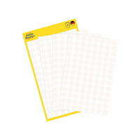 Produktbild för Avery Zweckform färgkodningspunkt - 0,8 cm diameter - vit (paket om 416)