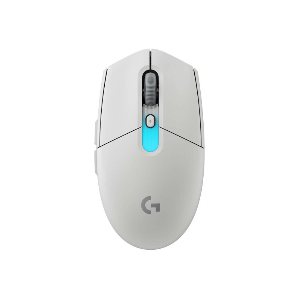 Produktbild för Logitech G G305 X SUPERLIGHT - mus - 2.4 GHz, Bluetooth, USB-C - vit